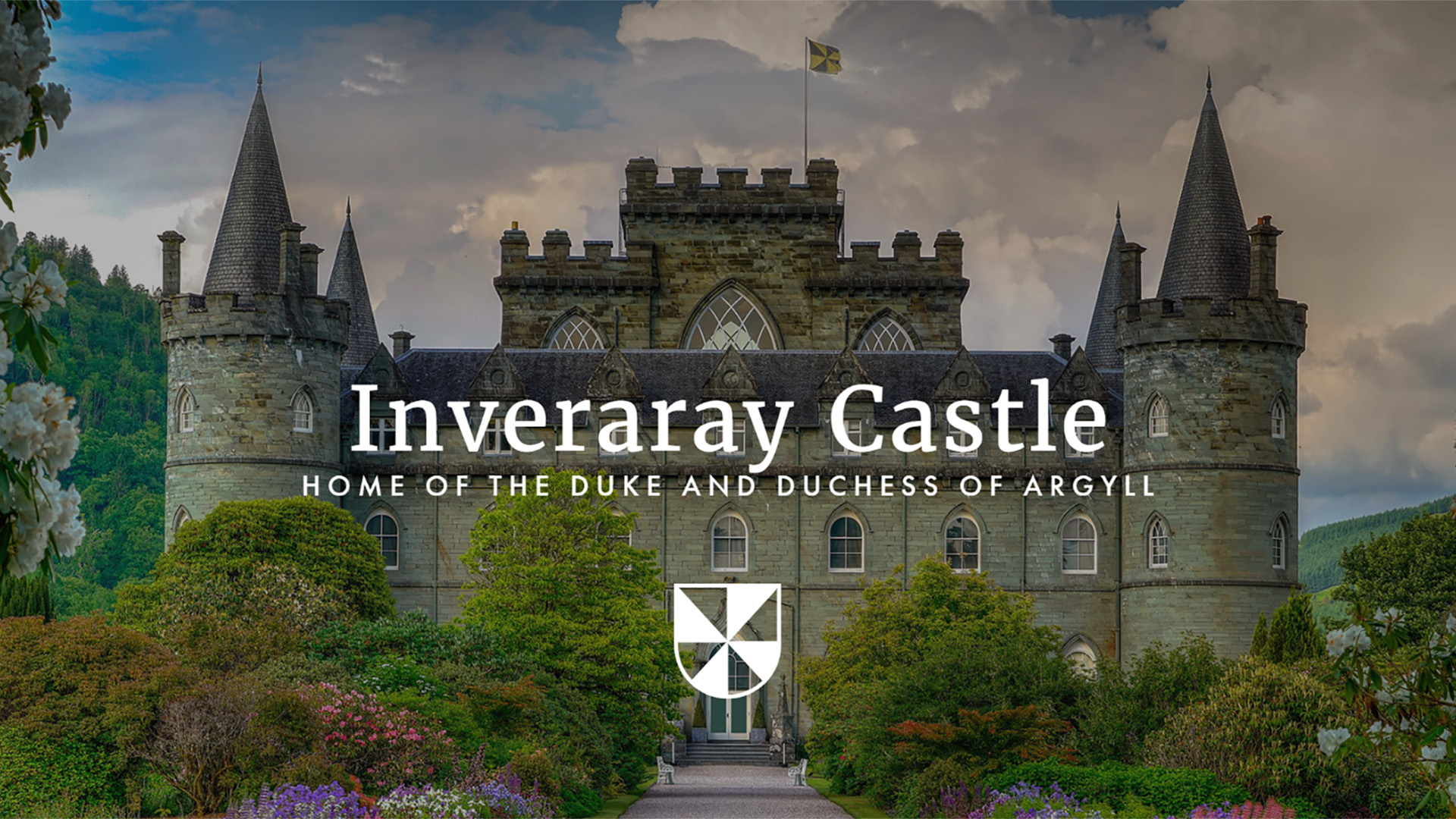 A photo of Inveraray Castle from the garden